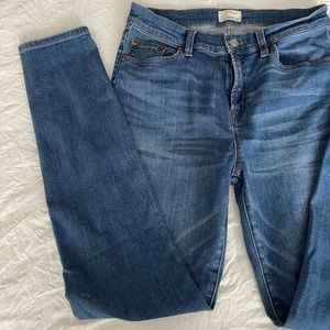 J Crew High rise skinny jeans